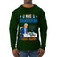 Make Hanukkah Great Again, Ugly Christmas Sweater Unisex Mens Long Sleeve Shirt
