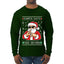 Santa Says 6 7 Numbers Meme, Ugly Christmas Sweater Unisex Mens Long Sleeve Shirt