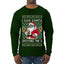 I Saw Santa Splitting The G, Ugly Christmas Sweater Unisex Mens Long Sleeve Shirt