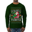 All I Want For Christmas Is A Torta, Ugly Christmas Sweater Unisex Mens Long Sleeve Shirt