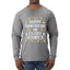 Happy Hanukkah Ya Filthy Schmuck, Ugly Christmas Sweater Unisex Mens Long Sleeve Shirt