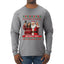 Birthday Boy Jesus, Ugly Christmas Sweater Unisex Mens Long Sleeve Shirt