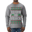 I Come in Peace Ugly Christmas Sweater Mens Long Sleeve Shirt