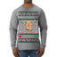 Not My Gumdrop Buttons Funny Classic Movie Quote Ugly Christmas Sweater Mens Long Sleeve Shirt