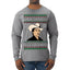 Ya Llegaron Las Nieves De Enero Chalino January Snow Ugly Christmas Sweater Mens Long Sleeve Shirt