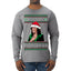 Kamala La La Funny Santa Hat Classic Xmas Song Carol Ugly Christmas Sweater Mens Long Sleeve Shirt