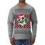 Out Here Looking Like a Snack Funny Cute Christmas Cookie Ugly Christmas Sweater Mens Long Sleeve Shirt