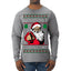 You Ain't Getting Shit Funny Santa Claus Ugly Christmas Sweater Mens Long Sleeve Shirt
