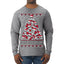 Is This Jolly Enough? Skeleton Skull Christmas Tree Ugly Christmas Sweater Mens Long Sleeve Shirt