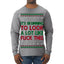 It's Beginning to Look a Lot Like Fuck This Funny Ugly Christmas Sweater Mens Long Sleeve Shirt