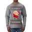 Ugly Ass Sweater Funny Santa Claus Butt Xmas Ugly Christmas Sweater Mens Long Sleeve Shirt