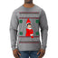Elf Around and Find Out Funny Gift Toy on a Shelf, Classic Viral Winter Holidays Xmas Meme Ugly Christmas Sweater Mens Long Sleeve Shirt
