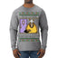 Holiday Armadillo Part Jewish TV Show Ugly Christmas Sweater Mens Long Sleeve Shirt