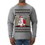 Santa Claus In My Christmas Era Xmas Ugly Christmas Sweater Mens Long Sleeve Shirt