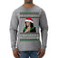 This Is My Ugly Sweater Funny Santa Kamala Harris Ugly Christmas Sweater Mens Long Sleeve Shirt