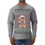Out Here Looking Like a Snack Cute Xmas Cookie Ugly Christmas Sweater Mens Long Sleeve Shirt