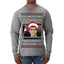 Did Somebody Say Christmas? Lloyd Dumb Dumber 90s Movie Ugly Christmas Sweater Mens Long Sleeve Shirt