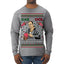 Gabagool It's What's for Dinner, Funny Tony Italian NJ New Jersey Mafia, Classic TV Show Ugly Christmas Sweater Mens Long Sleeve Shirt
