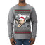 All I Want for Christmas are Sharks With Frickin Laser Beams Attached to their Heads Funny 90s 00s Comedy Movie Ugly Christmas Sweater Mens Long Sleeve Shirt