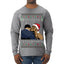 I Love You Merry Chrithmith Funny Boxing Fight Meme Classic Funny Xmas Ugly Christmas Sweater Mens Long Sleeve Shirt