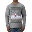 Have a Holly Jawlly Christmas, Cute Shark, Ugly Christmas Sweater Mens Long Sleeve Shirt