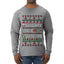 Naughty Nice 41, Ugly Christmas Unisex Sweater List, Extra Festive, Ugly Christmas Sweater Mens Long Sleeve Shirt