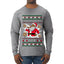 Milk And Titty Time Christmas Sweater, Ugly Christmas Sweater Mens Long Sleeve Shirt