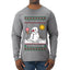 Just A Little Meltdown, Ugly Christmas Sweater Mens Long Sleeve Shirt