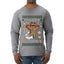 Make Me Crumb, Ugly Christmas Sweater Unisex Mens Long Sleeve Shirt