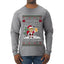 Redacted Naughty List Access Denied, Ugly Christmas Sweater Unisex Unisex Mens Long Sleeve Shirt