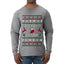 Merry Drunk, Ugly Christmas Sweater Unisex Unisex Mens Long Sleeve Shirt