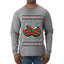 He Likes My Big Bulbs, Ugly Christmas Sweater Unisex Mens Long Sleeve Shirt