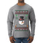 Snow Blower, Ugly Christmas Sweater Unisex Mens Long Sleeve Shirt