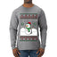 Snowman, Ugly Christmas Sweater Unisex Mens Long Sleeve Shirt