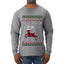 Nice Rack, Ugly Christmas Sweater Unisex Mens Long Sleeve Shirt