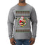 Santa Got Coldplayed, Ugly Christmas Sweater Unisex Mens Long Sleeve Shirt