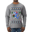 Season's Eatings Shark, Ugly Christmas Sweater Unisex Mens Long Sleeve Shirt