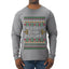 Merry And Bright, Ugly Christmas Sweater Unisex Mens Long Sleeve Shirt
