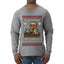 Tech Support I'm Here To Delete Your Cookies, Ugly Christmas Sweater Unisex Mens Long Sleeve Shirt