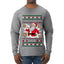 Milk And Titty Time, Ugly Christmas Sweater Unisex Mens Long Sleeve Shirt