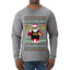 You're On Santa's Naughty List ICE Agent, Ugly Christmas Sweater Unisex Mens Long Sleeve Shirt
