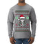 Look At Me Being All Festive And Shit, Ugly Christmas Sweater Unisex Mens Long Sleeve Shirt