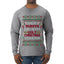 Due To Tariffs This Is My Ugly Christmas Sweater, Ugly Christmas Sweater Unisex Mens Long Sleeve Shirt