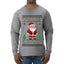 Is That A Candy Cane In Your Pocket Naughty Santa, Ugly Christmas Sweater Unisex Mens Long Sleeve Shirt