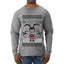 Goopin' Through The Snow Gamer Santa, Ugly Christmas Sweater Unisex Mens Long Sleeve Shirt