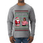 Oh Snap, No Milk And Cookies, They Took my Stamps, Ugly Christmas Sweater Unisex Mens Long Sleeve Shirt