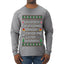 Probably Just Gonna Jingle Some Of The Way I'm Tired, Ugly Christmas Sweater Unisex Mens Long Sleeve Shirt