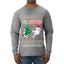 6 7 Christmas Hands, Ugly Christmas Sweater Unisex Mens Long Sleeve Shirt