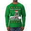 Does Someone Need a Hug? Cute Raccoon Ugly Christmas Sweater Mens Long Sleeve Shirt