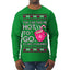 You Can Take Me Hot to Go, Hot Cocoa Viral Song Pop Music Ugly Christmas Sweater Mens Long Sleeve Shirt
